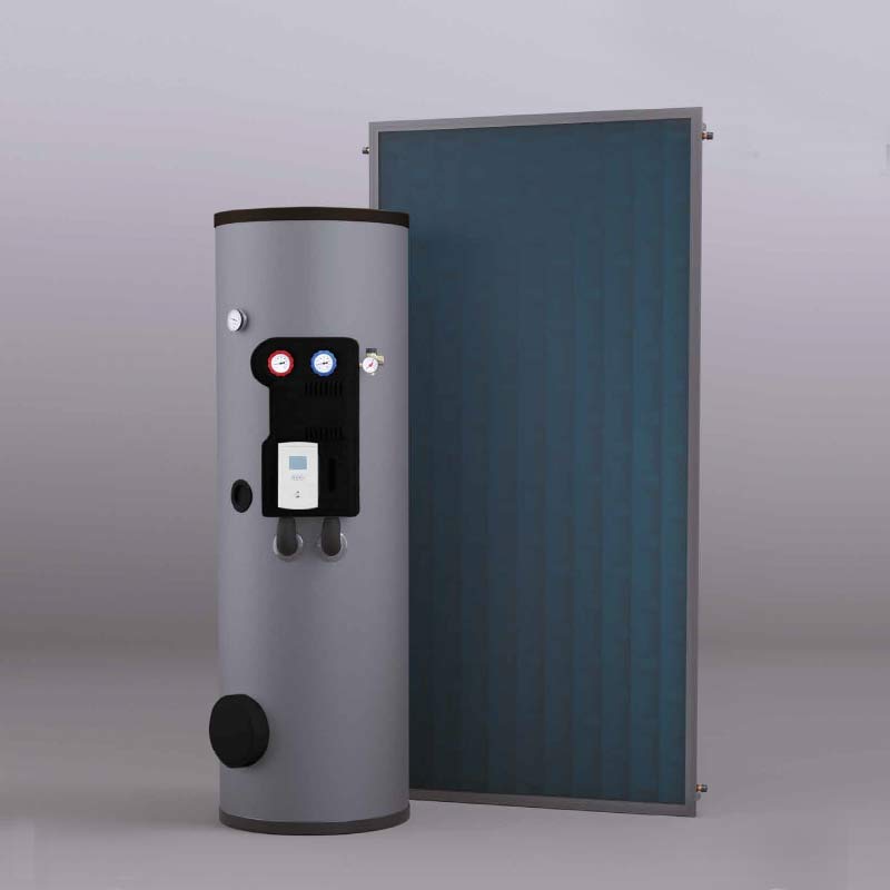 Solare-termico2 Solare termico Sassari Sistema circolazione forzata: acqua calda con pannelli solari Energeo Srl -